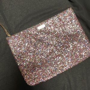 kate spade glitter clutch
